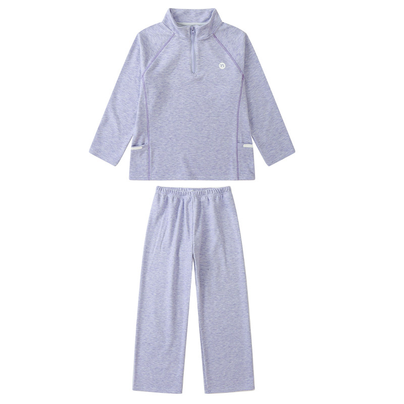 女童睡衣德绒两件套2026新款秋冬季儿童内衣裤加绒保暖家居服套装
