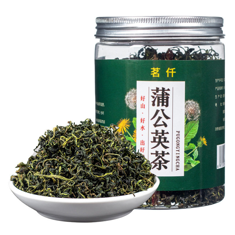 茗仟蒲公英叶茶罐装茶正品婆婆丁根晒干蒲公英叶代用袋泡茶