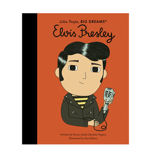 【现货】英文原版【小人物大梦想】猫王 Elvis Presley 埃尔维斯普雷斯利（搖滾樂之王）英语人物传记精装儿童图画书Maria Isabel