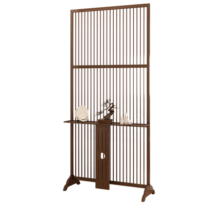 屏风隔断中新式玄关入户移动座屏