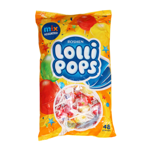 乌克兰进口如胜棒棒糖水果酸乳味双拼果味糖果零食送儿童俄罗斯糖