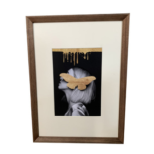 圆角实木相框6寸5寸7寸3摆台定做打印照片相片框定制胡桃木框摆台