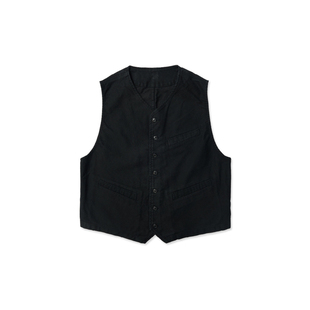 PORTER CLASSIC 秋冬新品鼹鼠皮克莱蒙梭马甲男RADIANCE-Blue