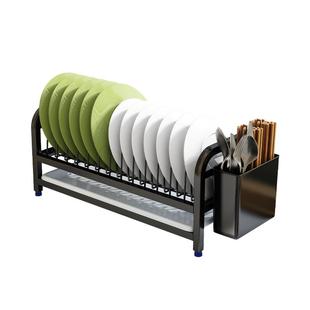 厨房碗碟收纳沥水架碗筷水槽水池上窗台台面多功能碗盘收纳置物架