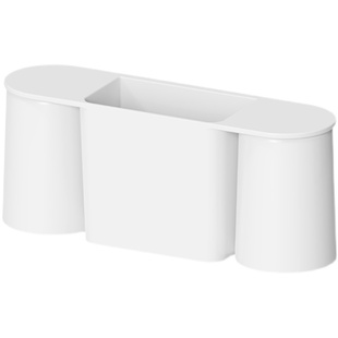 LEYIX 0135免打孔电动牙刷架磁性杯壁挂三口之家情侣套杯口杯套装