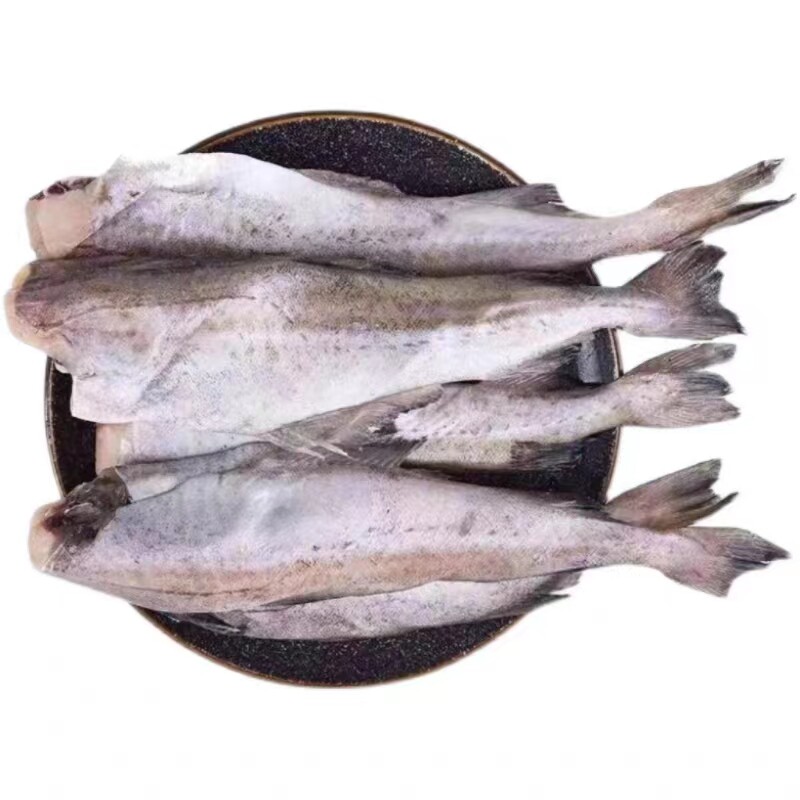 冷冻深海新鲜 狭鳕鱼 无头鱼 明太鱼 蒜瓣肉 十四斤一箱近可包邮