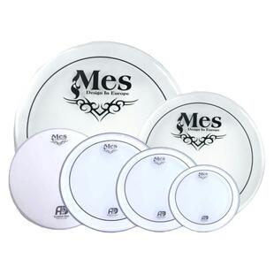 正品Mes迈斯架子鼓鼓皮双层透明油皮军鼓砂皮打击面磨砂皮仿兽皮