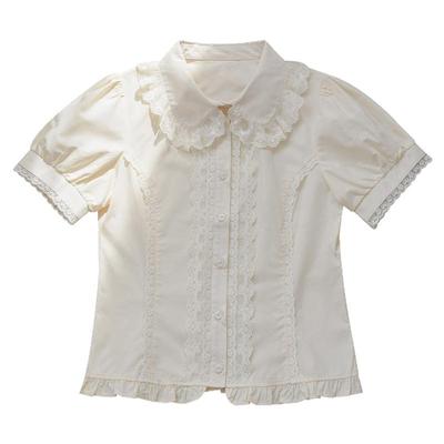 哥特风短袖衬衫原创设计衬衫