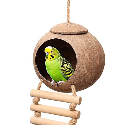 椰子壳鸟窝户外鹦鹉专用睡觉窝