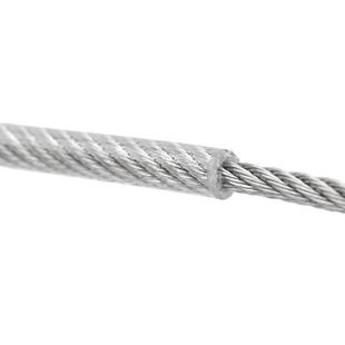 304不锈钢钢丝绳透明包塑晾衣绳钢绞线包胶皮涂塑遮阳网晒被绳子