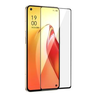 闪魔适用于opporeno8钢化膜适用opporeno8pro+手机膜适用oppo Reno8 pro十全屏保护玻璃贴膜高清抗蓝光防摔防