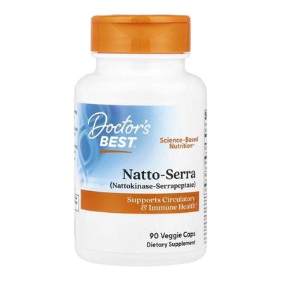 Doctor's Best纳豆激酶舍雷肽酶复合素食胶囊血管健康活力支持守