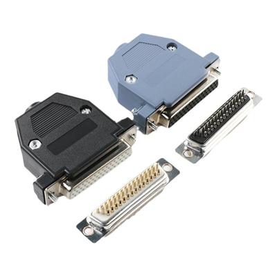 DB44公头母头三排焊线式插头