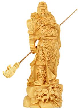 东阳黄杨木财神爷佛像关公工艺品