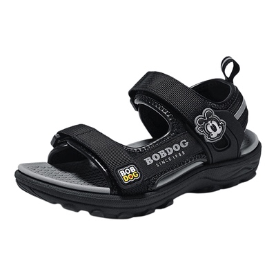 巴布豆男童凉鞋透气软底防滑