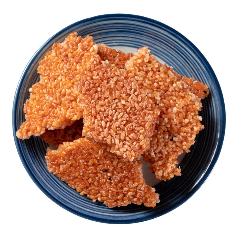 大别山农家手工糯米锅巴袋装手工咸香酥脆微微辣精选零食代餐