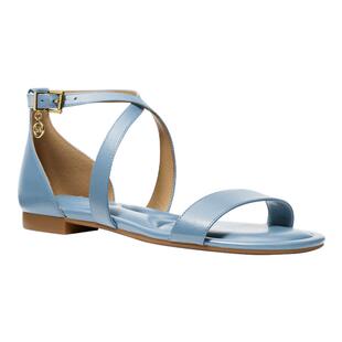 【夏季酬宾】MICHAEL KORS MK Alexa 女士皮质一字带平底凉鞋