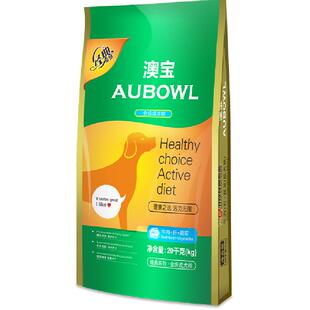 雷米高澳宝警犬专用粮金毛泰迪狗粮中大型犬全价全期成犬粮18kg