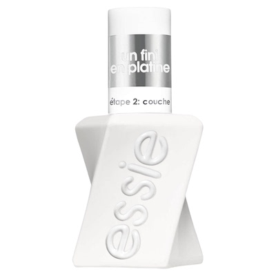 essie顶油扭扭瓶微光疗快干甲油