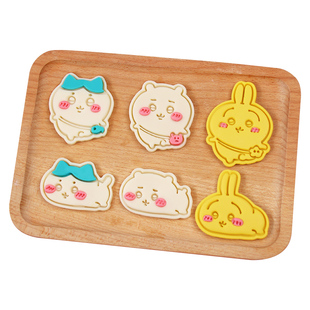 chiikawa卡通曲奇饼干模具乌萨奇吉伊卡哇模具按压式印花烘焙工具