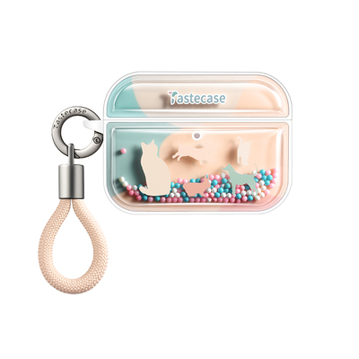 可爱动物园泡泡珠磁吸耳机保护套