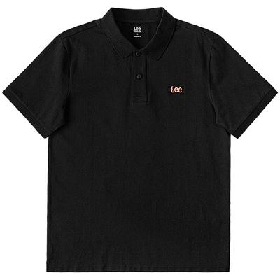 Lee小Logo男短袖polo衫