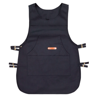 厨房餐饮专用无袖罩衣男咖啡奶茶甜品店茶室坎肩工作服女定制logo