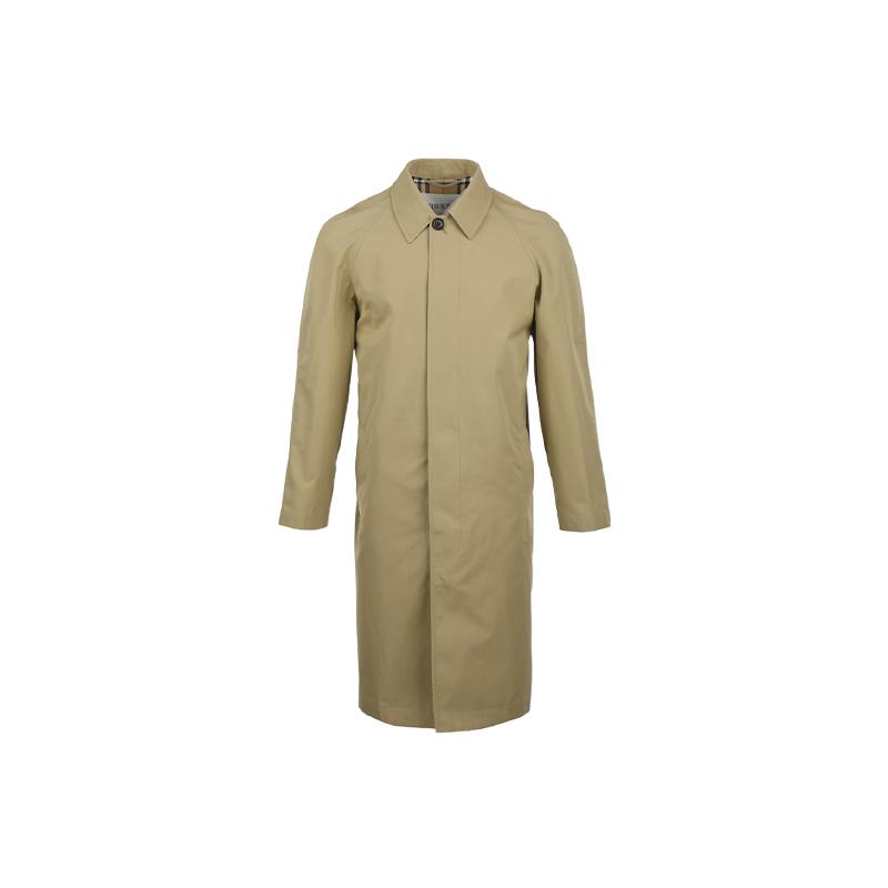 【自营】BURBERRY/博柏利男士SS26轻便棉质中长款单排扣风衣外套