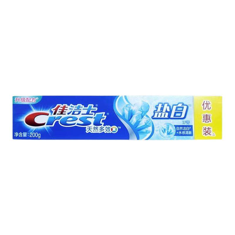 佳洁士盐白含氟牙膏清新口气