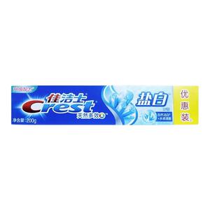 佳洁士盐白含氟牙膏清新口气
