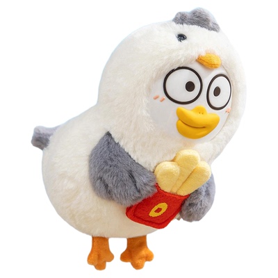 小刘鸭盲盒动物生活图鉴毛绒公仔