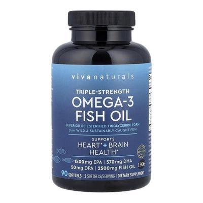 Viva深海鱼油美国进口3倍功效高纯度天然欧米伽omega3