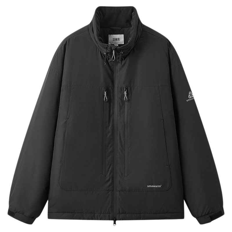 森马机能三防外套发热科技棉服男
