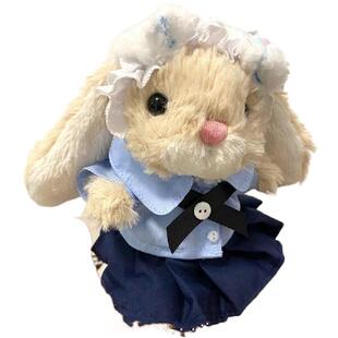 jellycat甜美小兔衣服yummy着替娃衣学院风套装15cm玩偶替换装