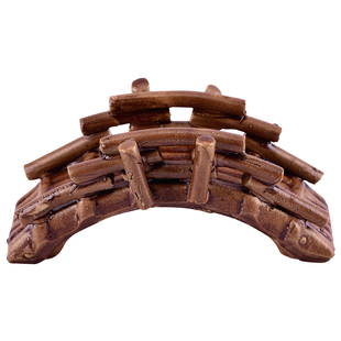 假山陶瓷小桥流水摆件上水石头盆景微景观鱼缸乌龟造景装饰拱形桥