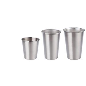 304不锈钢啤酒杯果汁杯商用金色茶水杯咖啡杯单层随手杯冷饮杯子