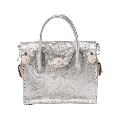 GRACE CONTINENTAL MaestraS-MTLC雕刻镂空手提包女日系轻奢