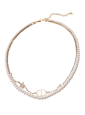 珍珠小众猪鼻星星双层项链手链法式高级感锁骨链轻奢气质百搭饰品