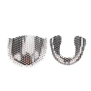 牙科金属加固网成品网义齿银白色坚固网活动胶托用金属网齿科耗材