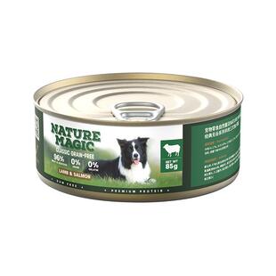 自然魔法进口狗狗罐头主食成幼犬湿粮增肥长肉拌狗粮零食 85g