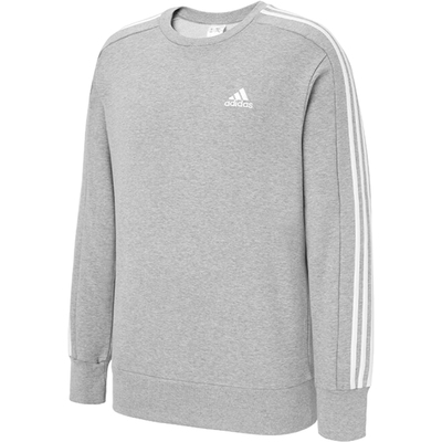 阿迪达斯男士运动三条纹休闲卫衣