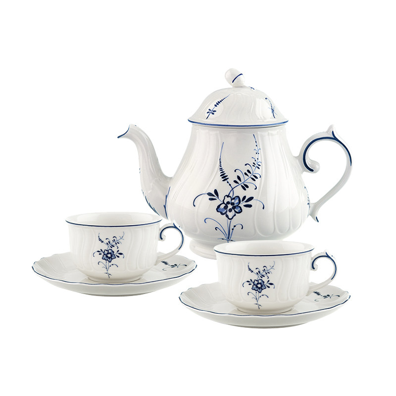 villeroyboch德国唯宝进口陶瓷茶杯家用咖啡杯卢森堡情侣新婚礼物