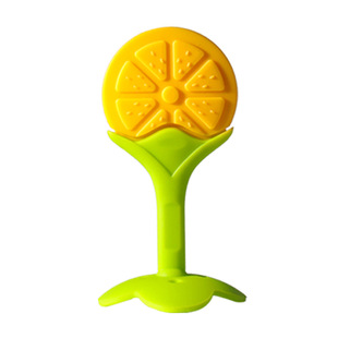 水果牙胶婴儿磨牙棒口欲宝宝硅胶玩具咬胶可水煮防吃手神器6个月3