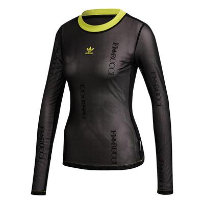 Adidas运动透明长袖T恤
