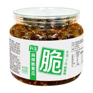 料道油泼麻辣脆黄瓜咸香蜜汁红油香辣酱菜开味下饭榨菜酱瓜咸菜