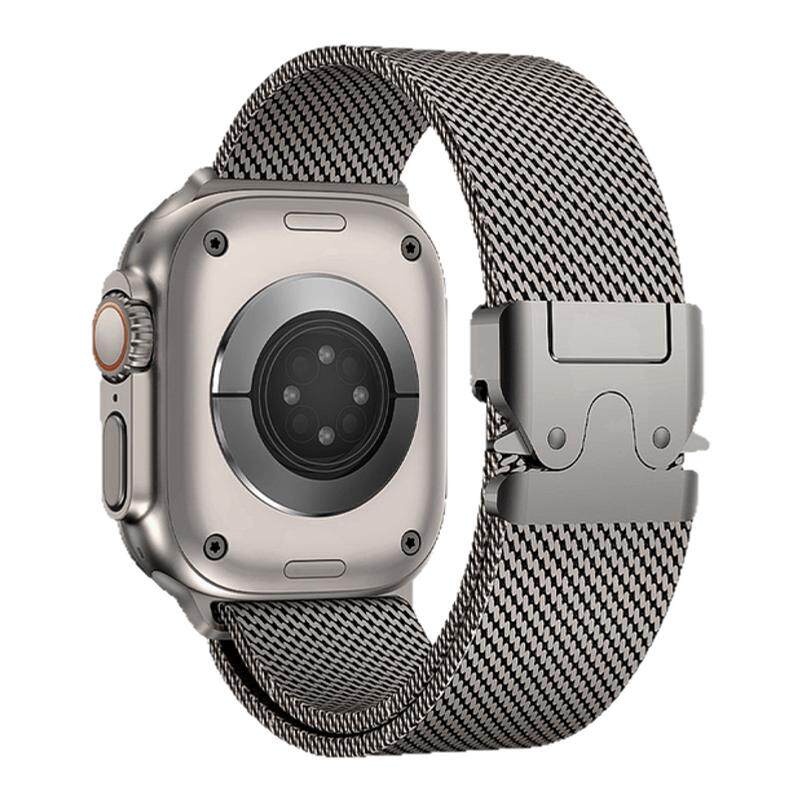 适用iWatch新款米兰尼斯伞扣表带