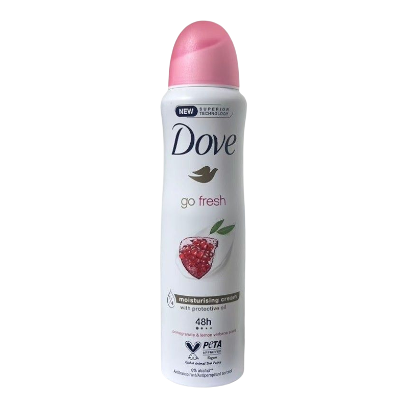 多芬Dove  止汗喷雾150ml红石榴+柠檬马鞭草止汗露滋润保湿无刺激