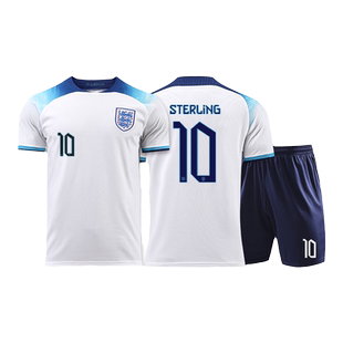 24欧洲杯英格兰队凯恩足球服套装成人儿童斯特林比赛训练定制球衣