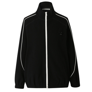 IIIVIVINIKO“经编高弹针织面料”运动拉锁开衫外套女M344715393E