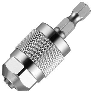 麦思德六角柄钻头电钻夹头三爪转换头圆柄接杆麻花钻头手电钻夹头